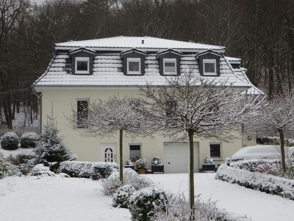 Weisses-Haus-Am-Kurpark-Fewo-Bergblick Bad Suderode Exteriör bild